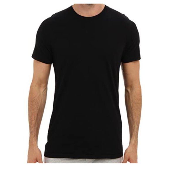 Jockey Classic Crew Neck T-shirt. NWT. Small. Black. 3 pack - Picture 2 of 4